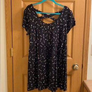 Little Black Dress with Arrows